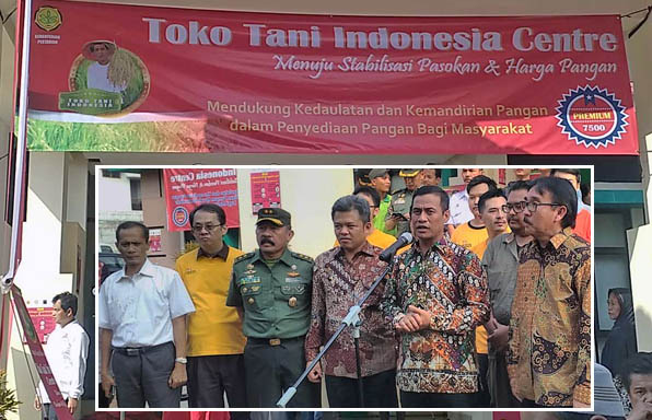 Mentan Resmikan Toko Tani Indonesia Center di Ragunan